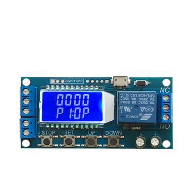 China Shenzhen cxcw LJ02 cycle timing circuit switch power cut out 1 channel relay module lcd display panel relay module with lcd display for sale