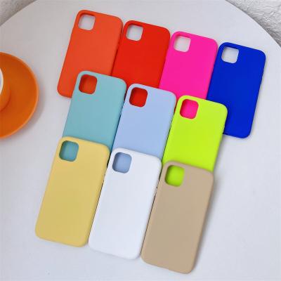 China Luxury Silicone Rubber Armor Case For Shockproof iPhone 12 Pro XS X Max XR 6 6S 7 8 Plus Back Shell Soft Bumper Hull Clear Cell Phone Cover for sale