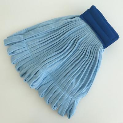 China Hot Sale Microfiber String Broom Kentucky Broom Replacement Head Microfiber Tube Viable Industrial Broom Refill for sale