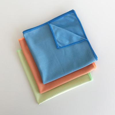 China Super Factory Super Glass Polishing Cloth Microfiber Window Glass Cleaning Cloth Stainless Steel Viable Microfiber Glass Cleaning Cloth Towel for sale