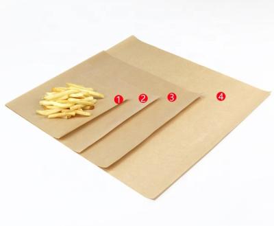 China Brown Kraft Paper Greaseproof Wood Pulp Greaseproof Food Grade Poly Cardboard Brown Kraft Paper Coated Offset Printing for sale