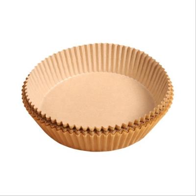 China 50pcs/100pcs Disposable Per Bag Non-Stick Basket Mat Frying Pan Dutch Oven Disposable Greaseproof Paper Liner For Airfryler Use for sale