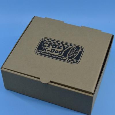 China Custom Design Recycled Materials Logo Takeout Packaging Corrugated Paper Boxes For Korean Hot Dog Packaging for sale