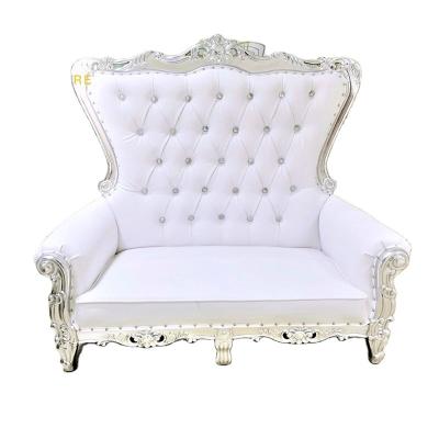 China 2021 Hotsale Excellent Quality Modern Wedding King Throne Chair Double Seat for sale