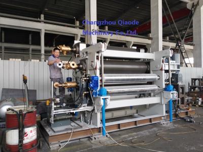 China Y Type Three Roller Fabric Calender Machine 480×2020 Te koop