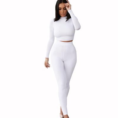 China 2021 Breathable Hot Ladies Gym Sports Wear Girls Long Sleeves Sports Workout Plus Size Women Fitness Yoga Set for sale