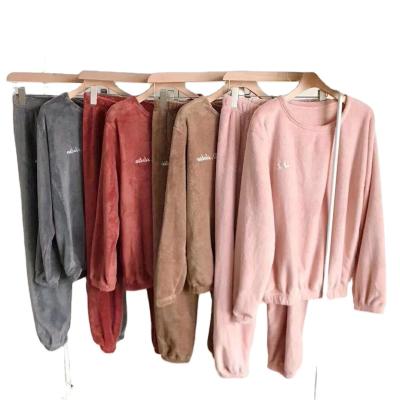 China High Quality Low Price Warm Women's Sleepwear Breathable Suit Pajamas Women Sleepwear Pajamas For Women Winter for sale