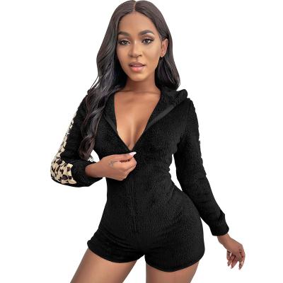 China Wholesale QUICK DRY Hooded Women's Pajamas Onesie Sleepwear 2021 Pajamas Shear Onesie for sale