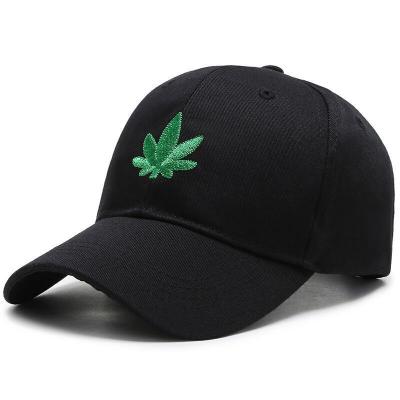 China breathable & Waterproof 2021 Wholesales Color Multi-choose Customize Design Small Cool Maple Leaf Printing Sport Hat for sale