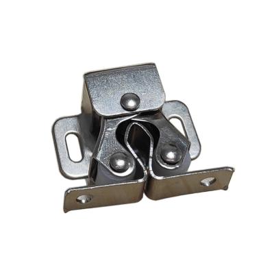 China Push-to-End System Magnetic Twin Cabinet Closet Door Spring Single Roller Hook for sale