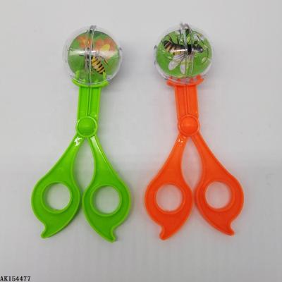 China ABS New Arrival Insect Scissors Butterfly Tweezers Plastic Insect Trap Tools Outdoor Educational Toys Plastic Science Experiments For Kids for sale