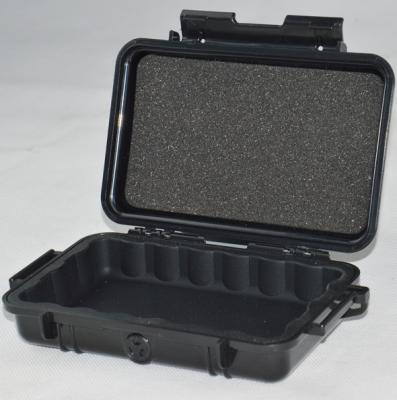 China Customized Hard Waterproof Tool Case Black ABS Waterproof Shockproof Dustproof Tool Case With Foam for sale