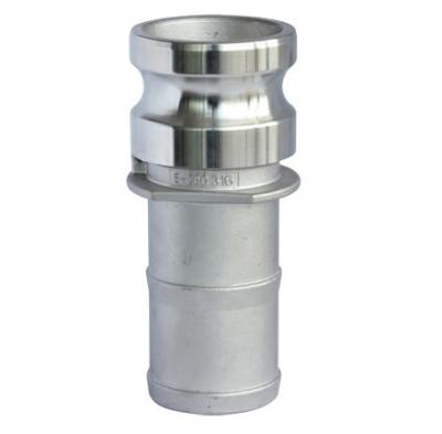 China Connect Pipes Type Factory Precision Casting Stainless Steel Cam Spline Coupling With Pipe Tail for sale