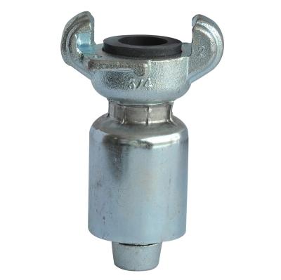 China Connect Hose Factory Carbon Steel Air Hose Quick Coupler Coupling To Ferrule for sale