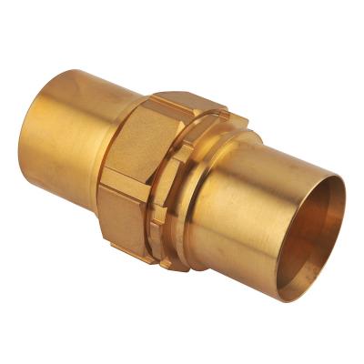 China Industry Brass Pipe Tail Female Thread DIN2817 Smooth Coupling for sale