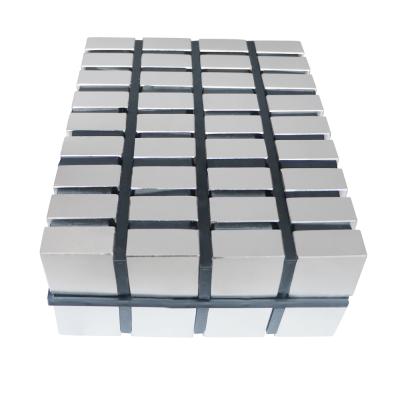 China Super strong industrial magnet neodymium n52 rare earth ndfeb block magnet for sale