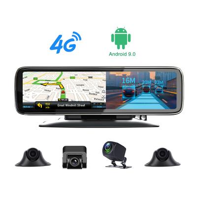 Κίνα Android NIGHT VISION 4 Camera 12inch 4G Rearview Mirror Camera 1080P Car DVR Dashcam Mirror with ADAS/LCWS/FVWS προς πώληση