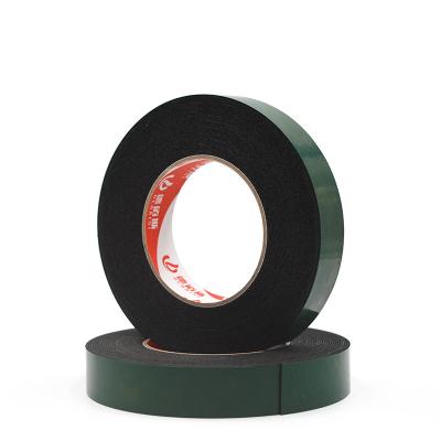 China ANTISTATIC Wholesale 0.5-3mm Thickness Double Side PE Foam Tape Green Film PE/EVA Self Adhesive Waterproof Foam Tape for sale