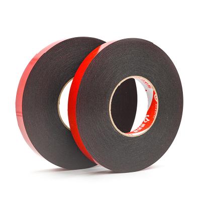 China ANTISTATIC 0.5-3mm thick Double Side PE Foam Tape Wholesale Red Film Self Adhesive Waterproof PE Foam Tape for sale