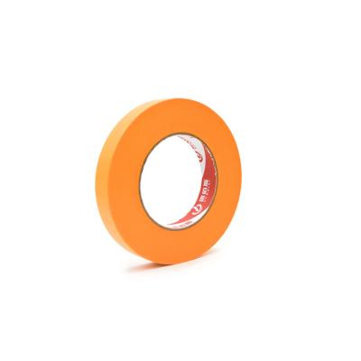 China Resistance Waterproof Yellow High Temperature Washi Tape For Painting Masking Paper Tape Tape for sale