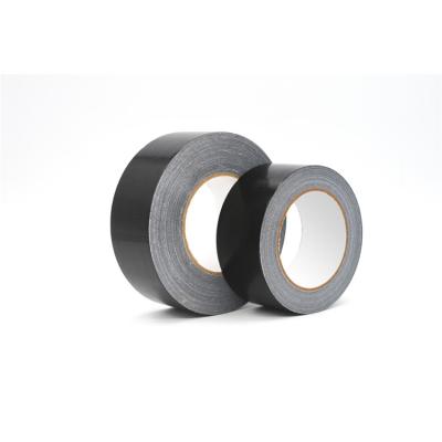 China Custom Made Black 230mic Waterproof Heavy Duty Industrial Hot Melt Fabric Adhesive Tape For Fix Insulation Sealing Protection for sale