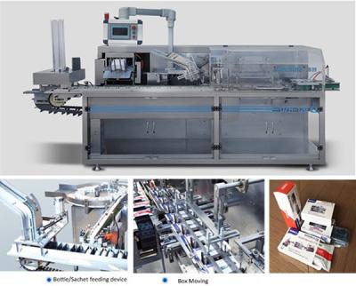 China PLC Touch Screen Carton Box Packing Machine For Pharmacy Blisters /Cartoning Machine for sale