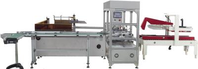 China High Speed Automatic Packaging Line / Flow Pack Machine For Cosmetic Carton Box for sale