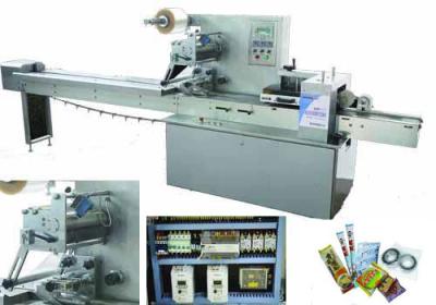 China High Speed Flow Pack Machine Plastic / PVC / BOPP For Dry Food for sale