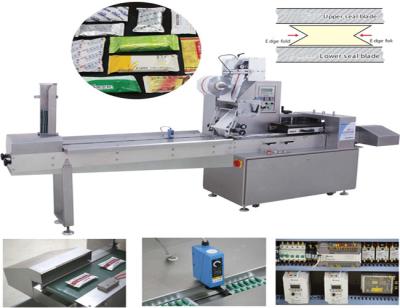 China Plastic Biscuit Automatic Packaging Machine Lamitated Film DZP-250C for sale