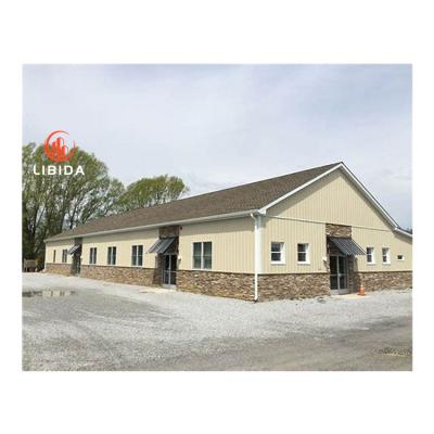 China Easy Assemble Light Steel Steel Prefab Factory Workshop Building Prefab Structure Warehouse for sale