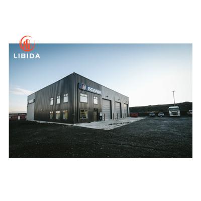 China Easy Assemble Most Popular Prefab Steel Frame Office Workshop Building Steel Structure for sale