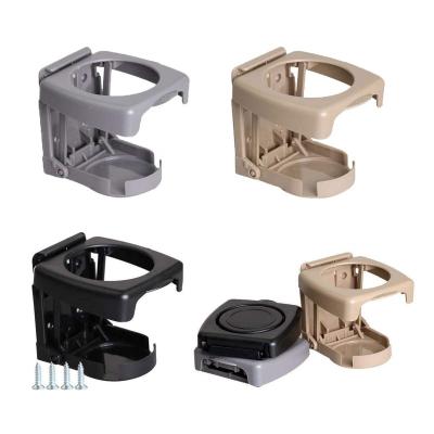 China Fashion Car Simple Folding Water Cup Holder Side Center Console Modification Tray Cup Holder Car Drink Holder for sale