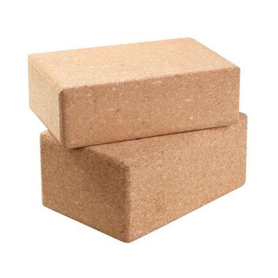 China Hot Brick Cork Yoga Block Cork Yoga Equipment Pilates Yoga Pilates Yoga Block Non-Slip Cork for sale