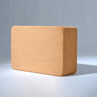 China Hot Custom Organic Yoga Cork Block Cork Block High Quality Pilate Yoga Cork Yoga Block for sale