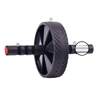 China strength training fitness exercise bodybuilding muscle gym equipment ab wheel roller new for sale