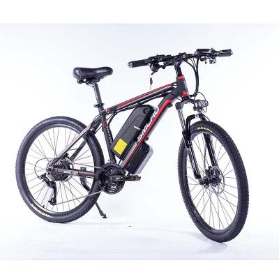 China Aluminum Alloy DDP E Bike 48V 13Ah 500W Mountain Power Time Charging C6 E Bike Bicycle 26 Inch Electric Bicycle for sale