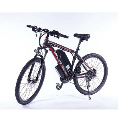 China Hot Sale Aluminum Alloy E Bike 48V 10Ah 500W Mountain Power Time Charging C6 E Bike Bicycle 26 Inch Electric Bicycle for sale