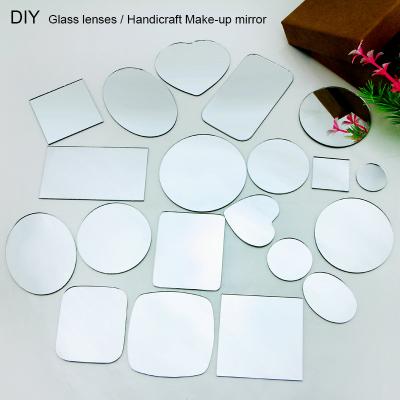 China DIY personalized glass lenses. Handwork lenses. Customizable multiple sizes makeup lenses. Special little mirror. for sale