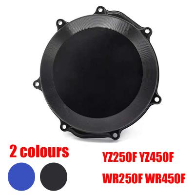 China Blue Black Guard Protection For Yamaha 250F WR250F Metal Motorcycle Engine Clutch Cover Yamaha 2014-2016 450F WR450F 2010-2016 for sale