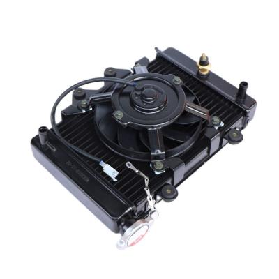 China Aluminum Metal Motorcycle Radiator Cooler Water Cooling System Water Tank For Honda Magna JADE Sapphire Magna 250 JADE250 Dragon Dogs for sale