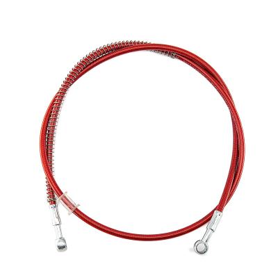 China Motorcycle Dirt Brake Line Bike Braided Hydraulic Steel Reinforce Line Clutch Oil Hose Line 400 To 1500mm Fit Universal MX Tube Brake Hose for sale