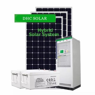 China Home Widely Used Solar Storage 5kw 10kw 15KW Lithuim Battery Solar Power System for sale