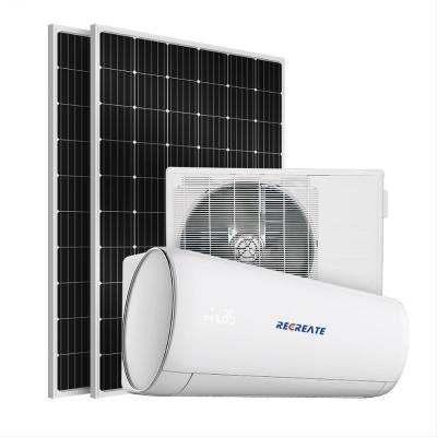 China 18000-24000 BTU Newcomer's Room Split Mounted Inverter Solar Powered Air Conditioner for sale