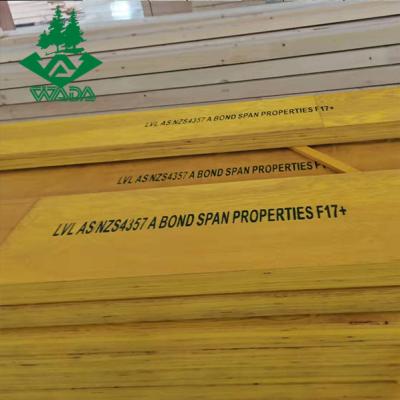 China WADA AS/NZ 4357 Traditional Pine Formwork LVL Timber Beam For Australia for sale