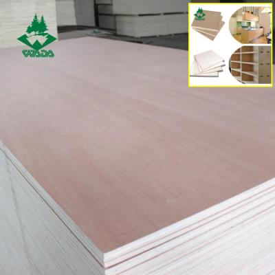 China WADA Factory Price Modern Furniture Plywood 18mm Construction Plyboard for sale