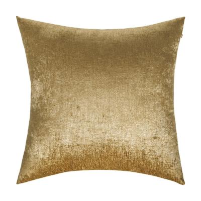 China Wholesale Wearable Color Velvet Gold Decorative Pillow Case Tile Cover 18x18 For Sofa Bed Pillowcase Soft Cushion Covers for sale