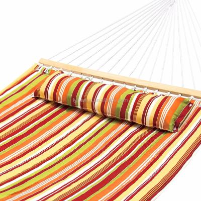 China Life quilted wooden hammock with pillow for sale