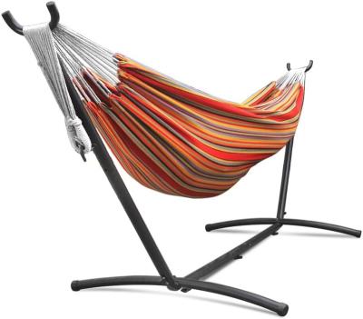 China Modern 2 Person Brazilian Hammock with Stand 450LBS Patio Yard Beach Garden Backyard Relaxation Hammock for sale