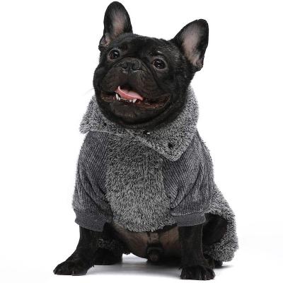 China Fuzzy Thermal Dog Coats Custom Viable Dog Clothes Turtle Neck Pet Cat Winter Outfit Jumpsuits Cold Weather Clothing For S M L Dogs for sale