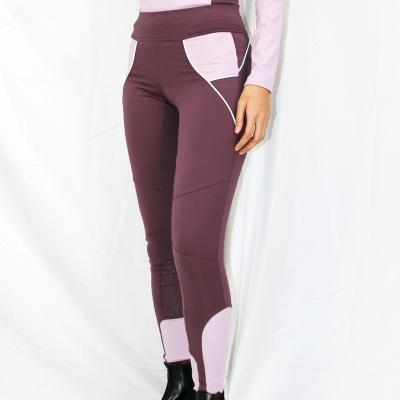 China Wholesale Breeches New Style Women Anti-Pilling Equestrian Gaiters Riding Tights Breathable Skin-Friendly Pants for sale